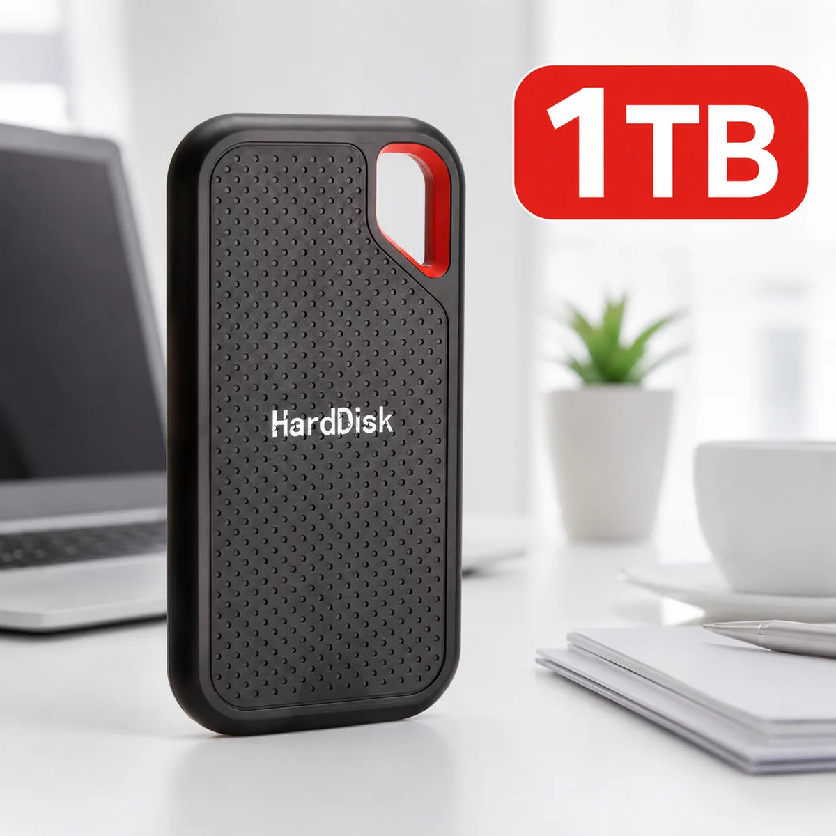 16TB Portable SSD External Hard Drive USB 3.1 Type-C High-Speed Data Storage for Laptop/Mac