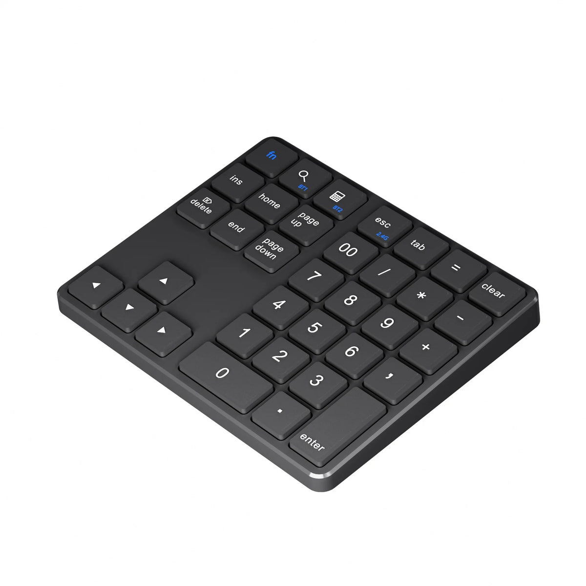 Dual Mode Numeric Keypad 2.4G Wireless Keyboard Dual Bluetooth Keyboard Digital Keyboard 300mAh Battery Rechargeable Numpad