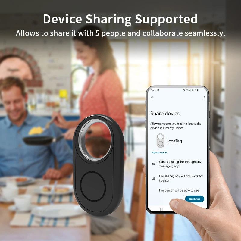 GPS Tracker for Samsung Android Tracker Work with Google Find Hub Bluetooth Locator Finder Bag Key Global Anti-lost Smart Tag