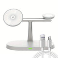 3 in 1 Magnetic Wireless Charger Stand for MacSafe iPhone 17/16/15/14 Pro Max Apple Watch 1-9 AirPods Fast Charging Station