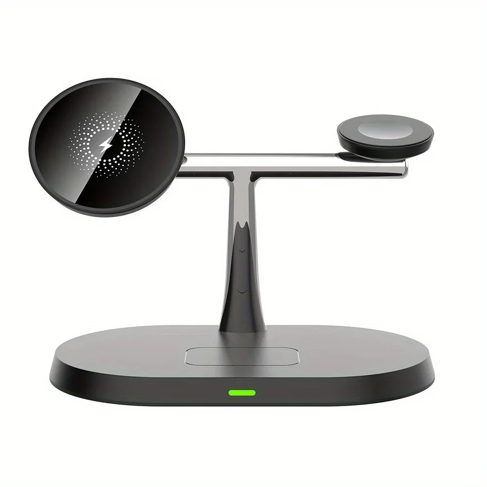 3 in 1 Magnetic Wireless Charger Stand for MacSafe iPhone 17/16/15/14 Pro Max Apple Watch 1-9 AirPods Fast Charging Station