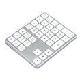 Dual Mode Numeric Keypad 2.4G Wireless Keyboard Dual Bluetooth Keyboard Digital Keyboard 300mAh Battery Rechargeable Numpad