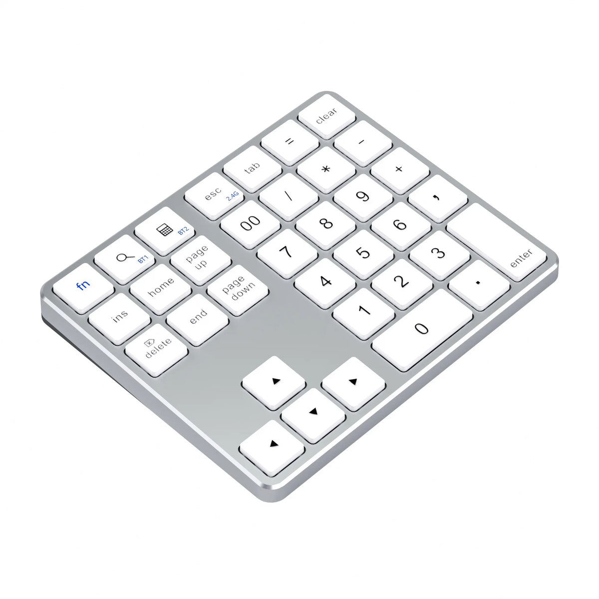 Dual Mode Numeric Keypad 2.4G Wireless Keyboard Dual Bluetooth Keyboard Digital Keyboard 300mAh Battery Rechargeable Numpad