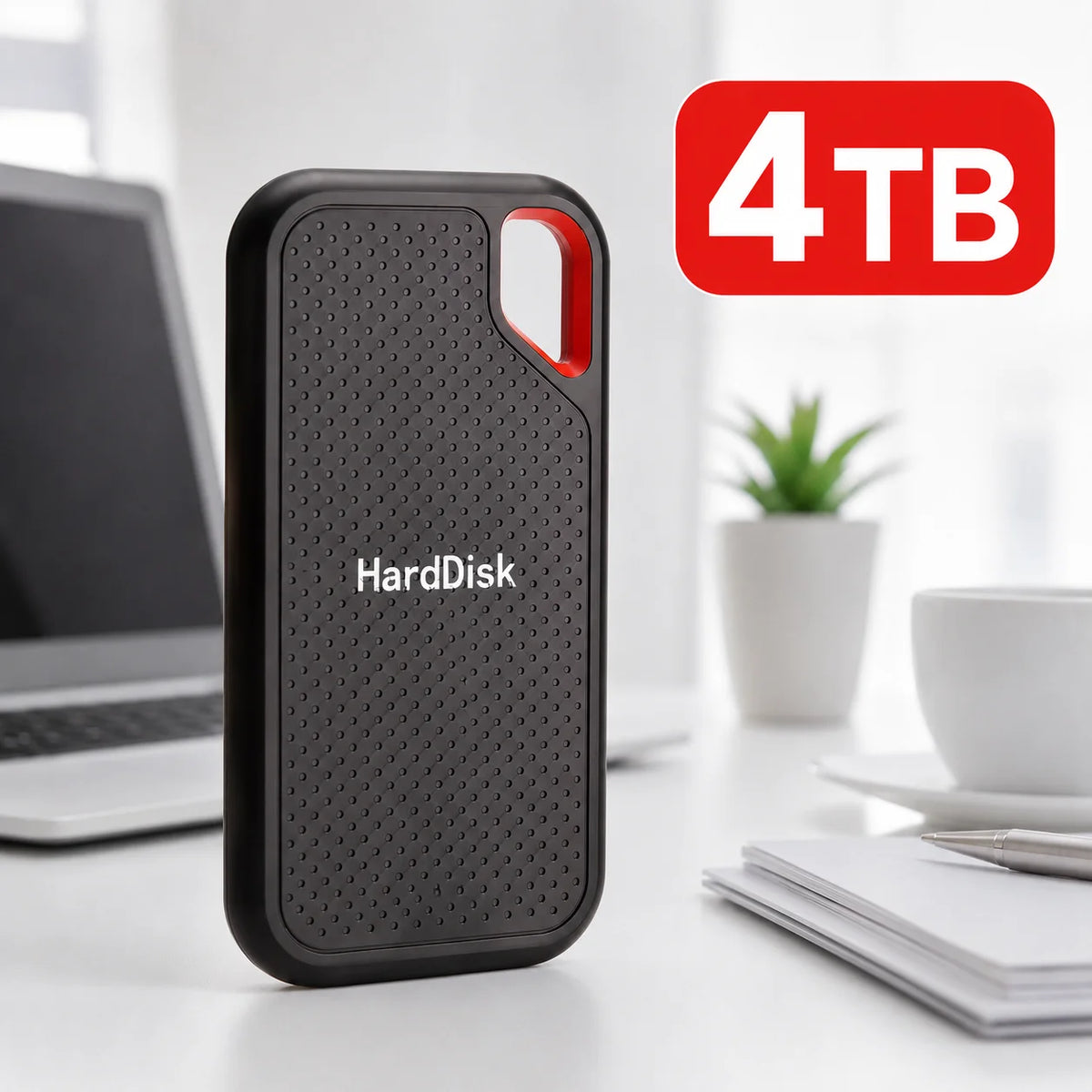 16TB Portable SSD External Hard Drive USB 3.1 Type-C High-Speed Data Storage for Laptop/Mac