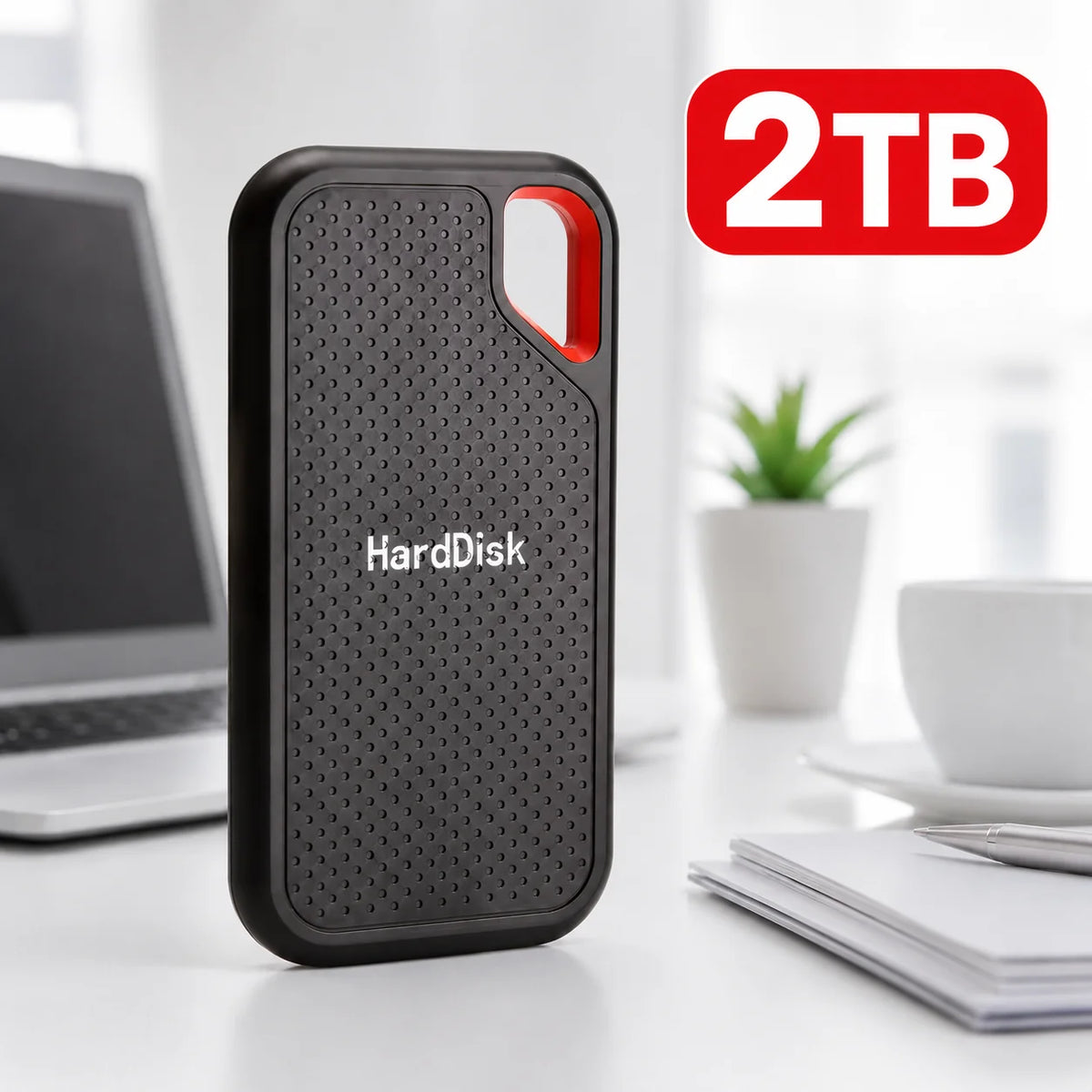 16TB Portable SSD External Hard Drive USB 3.1 Type-C High-Speed Data Storage for Laptop/Mac