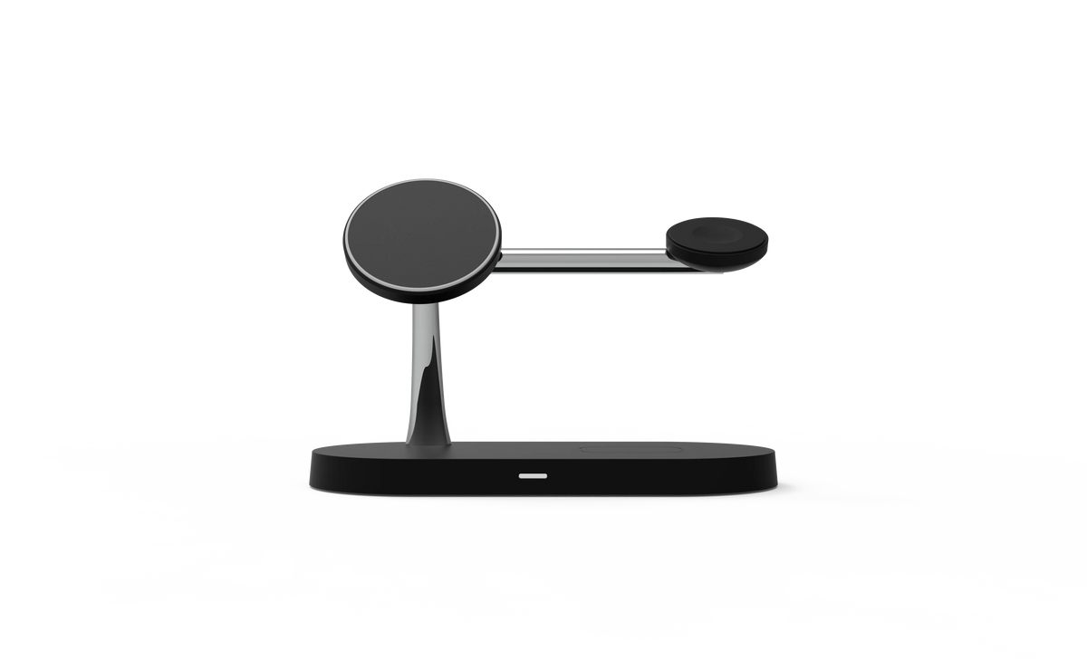 3 in 1 Wireless Charger Stand Magnetic For iPhone 12-17 Fast Charging Station for Apple Watch 11 10 9 8 7 6 5 Airpods 2 3 Pro