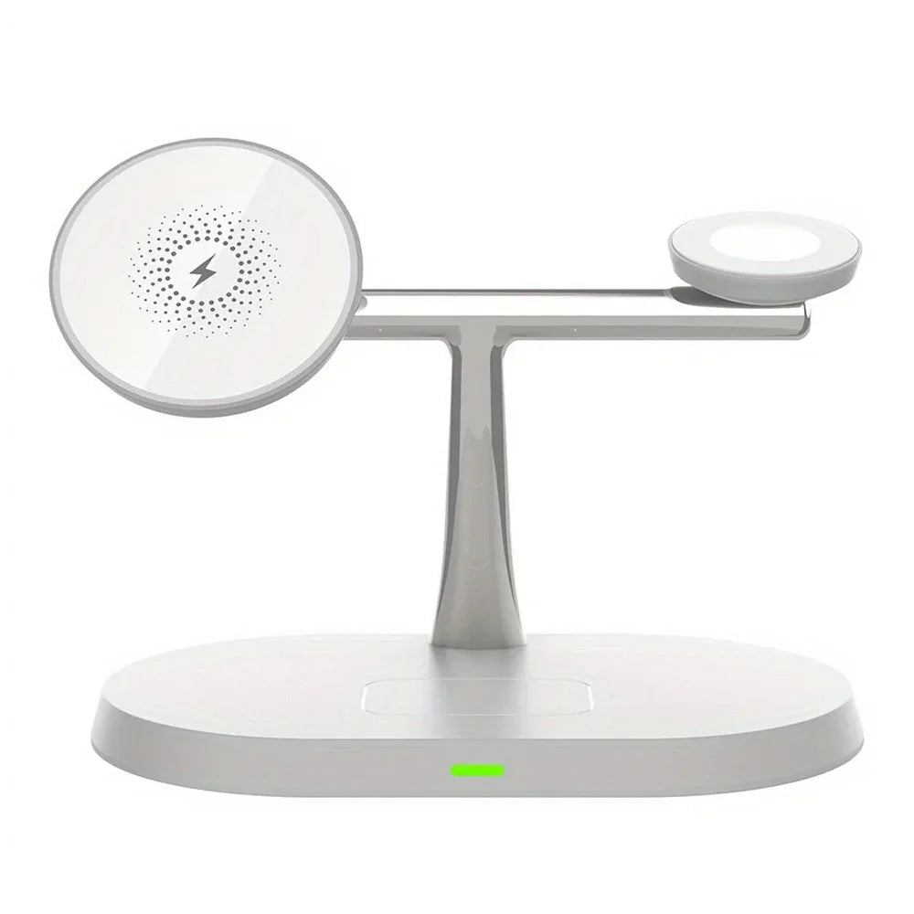 3 in 1 Magnetic Wireless Charger Stand for MacSafe iPhone 17/16/15/14 Pro Max Apple Watch 1-9 AirPods Fast Charging Station