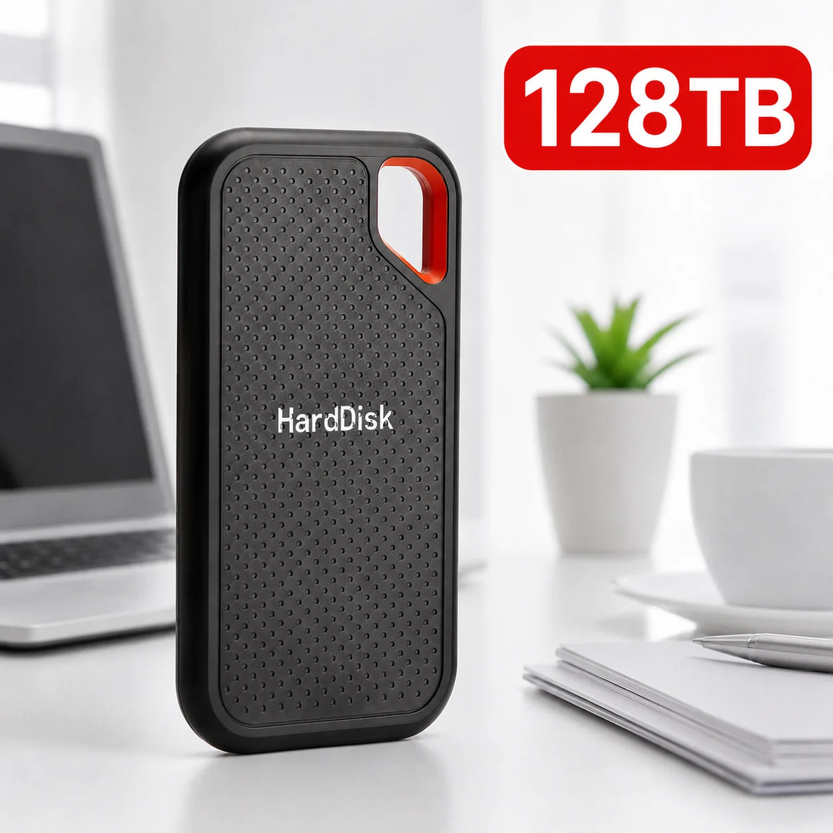 16TB Portable SSD External Hard Drive USB 3.1 Type-C High-Speed Data Storage for Laptop/Mac