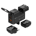 LDNIO GaN 65W Fast Charger Type C Universal Travel Adapter With US EU UK AUS Plug All-in-One Portable USB Charger For Travel