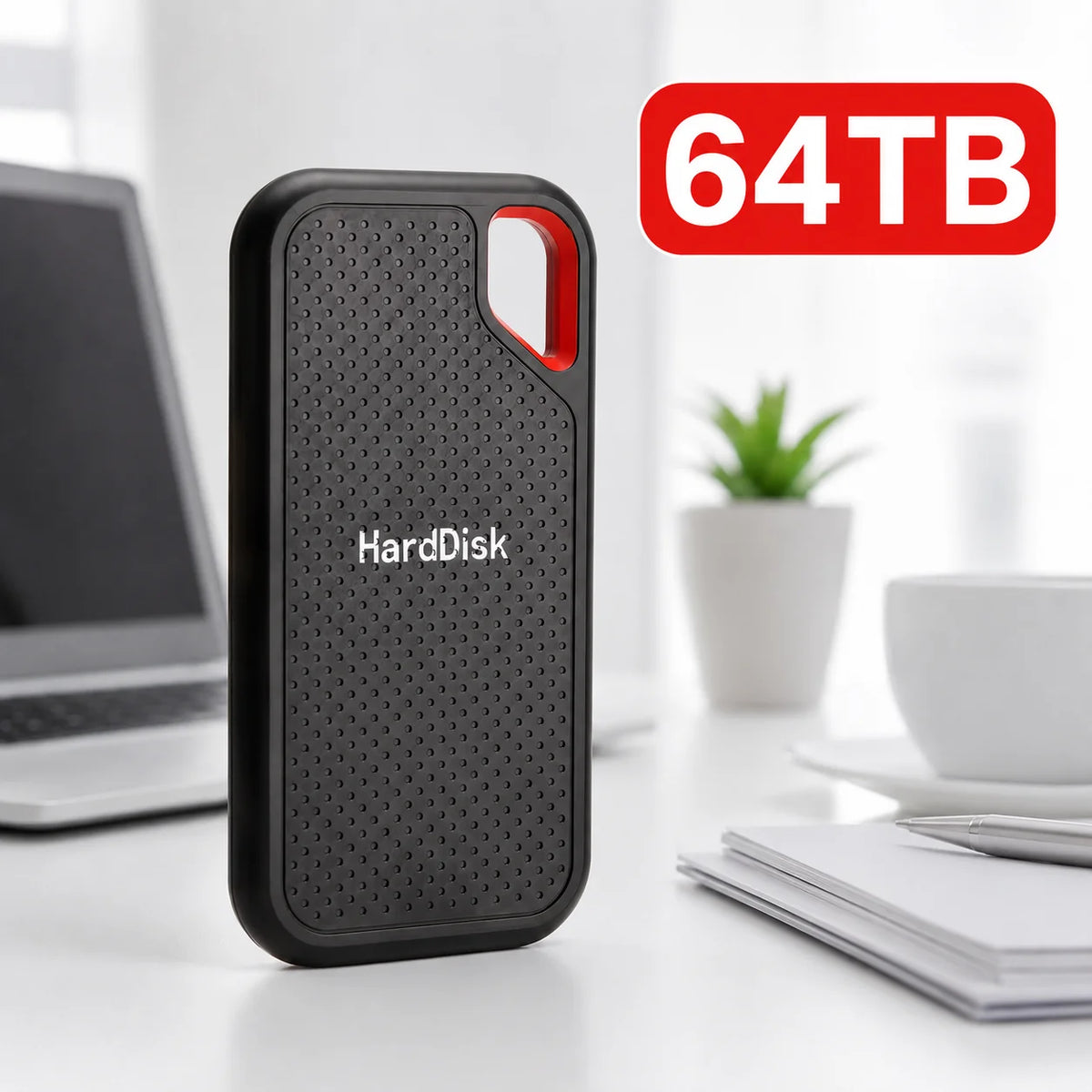 16TB Portable SSD External Hard Drive USB 3.1 Type-C High-Speed Data Storage for Laptop/Mac